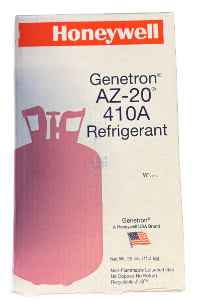 R-410A Refrigerant 25 lb – Honeywell Virgin Sealed, Made in USA
